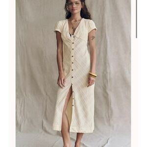 Free People New In Town Midi Dress(white)